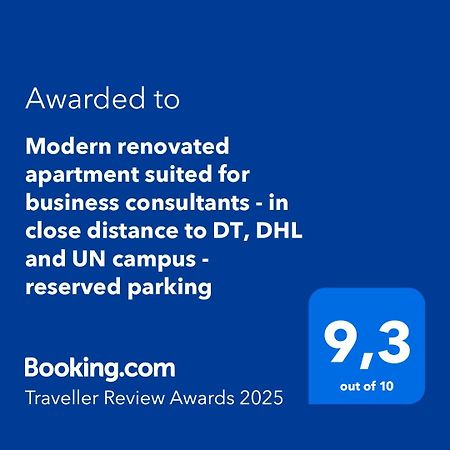 Modern Renovated Apartment Suited For Business Consultants - In Close Distance To Dt, Dhl And Un Campus - Reserved Parking Бонн Экстерьер фото
